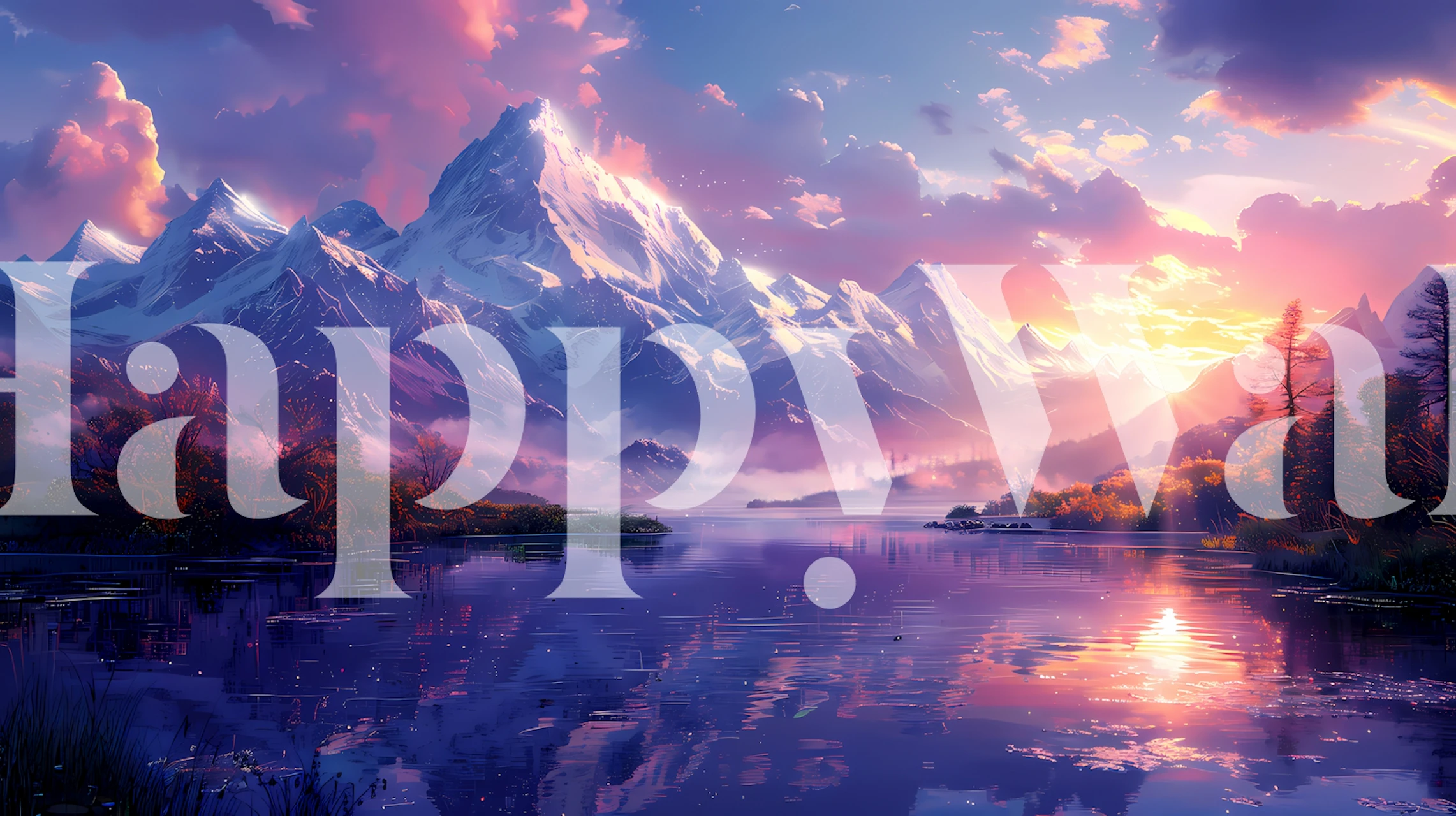 Majestic Mountains wallpaper in a room