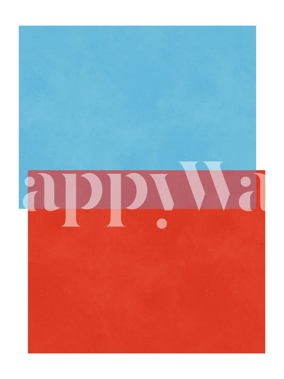 Contemporary geometric shapes Tapete in einem Raum