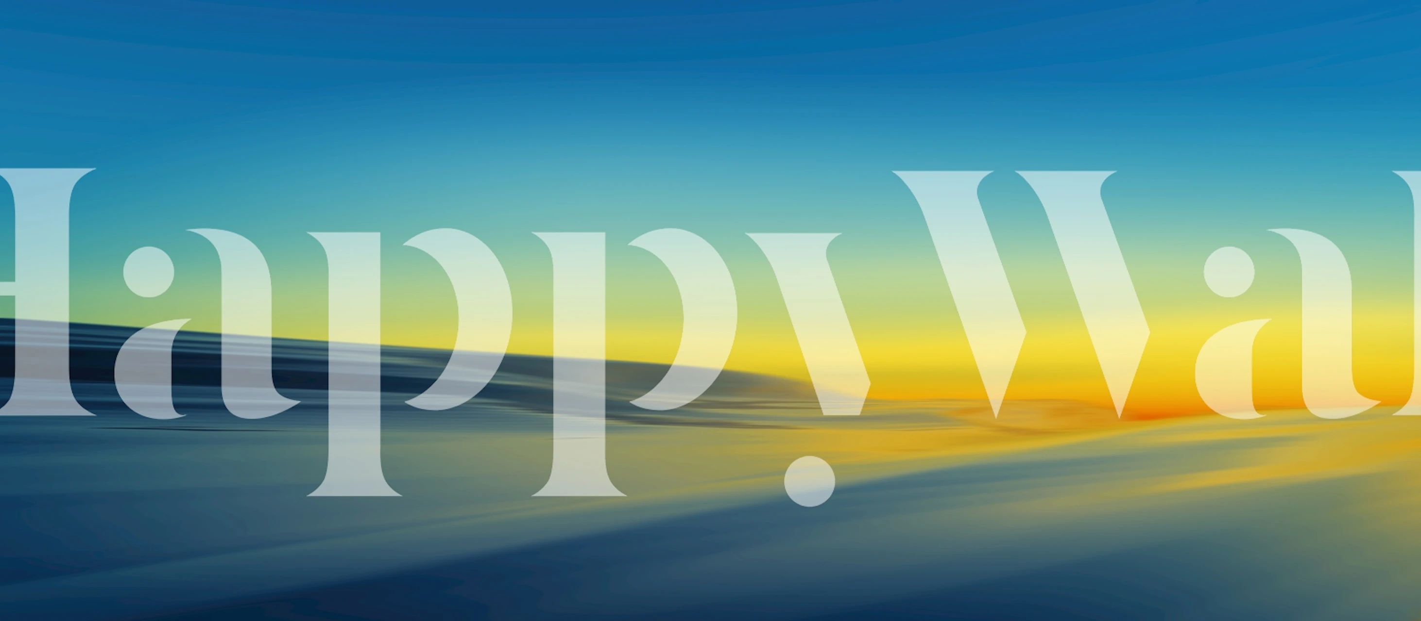 Mountain at dusk wallpaper in a room