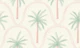Boho Scandi palms with arch in pastels