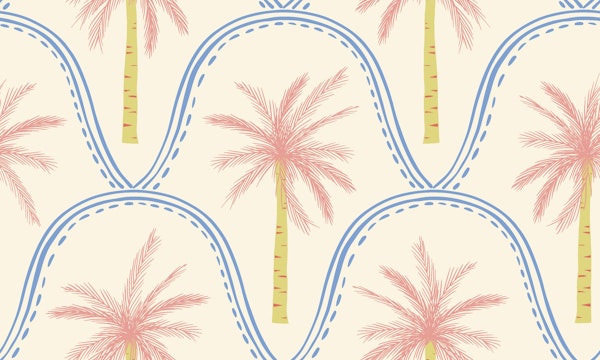 Tropical Boho Palm Oasis