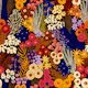 Painterly Wildflower Meadow Midnight