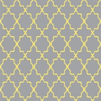 Damask pattern in taupe and tumeric ταπετσαρία