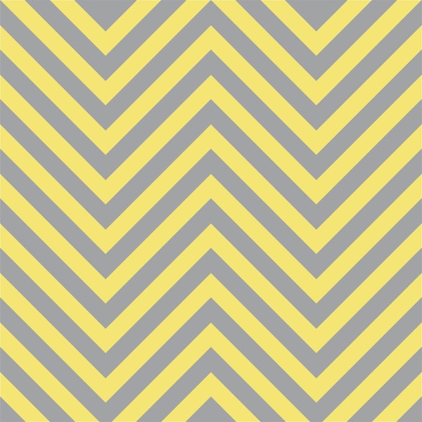Chevron pattern stripes in saffron and taupe