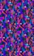 Vivid Tropical Nights - Purple and Blue