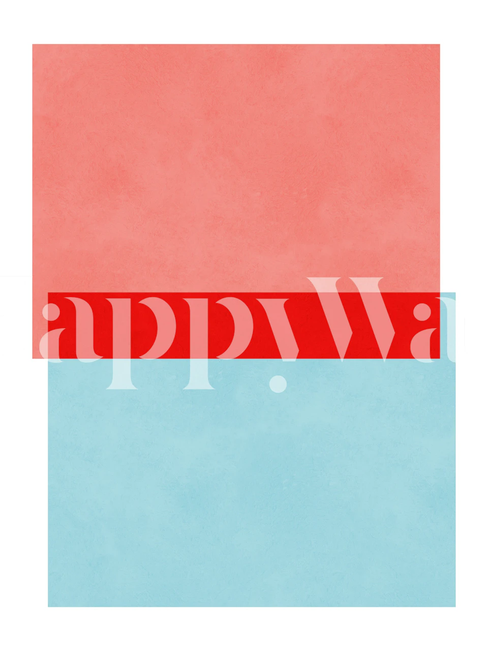 Geometric shapes in pink, red, and blue colors wallpaper