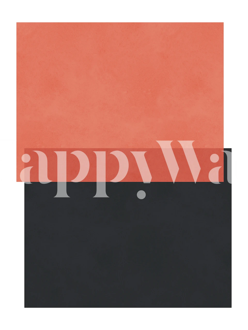 Contemporary geometric shapes tapet i ett rum