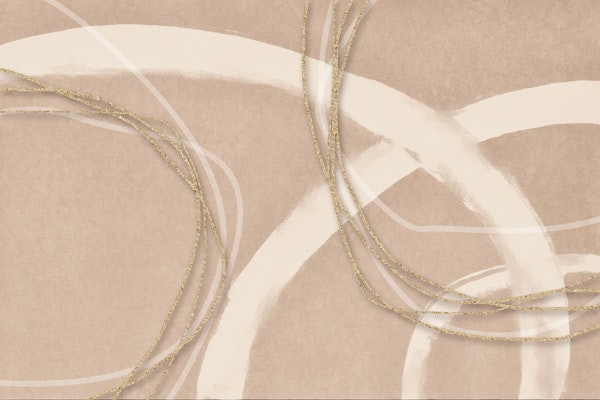 Abstract Minimalism Gold Line Work