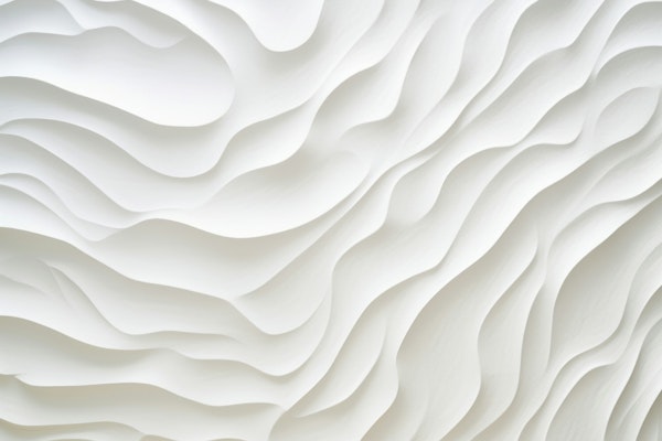 Innocent White Sculpture Art Surface