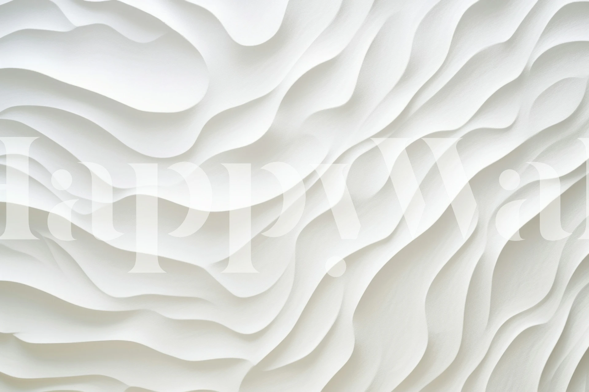 Innocent White Sculpture behangontwerp