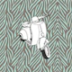 Taupe Sage Animal Print Vespa Bike