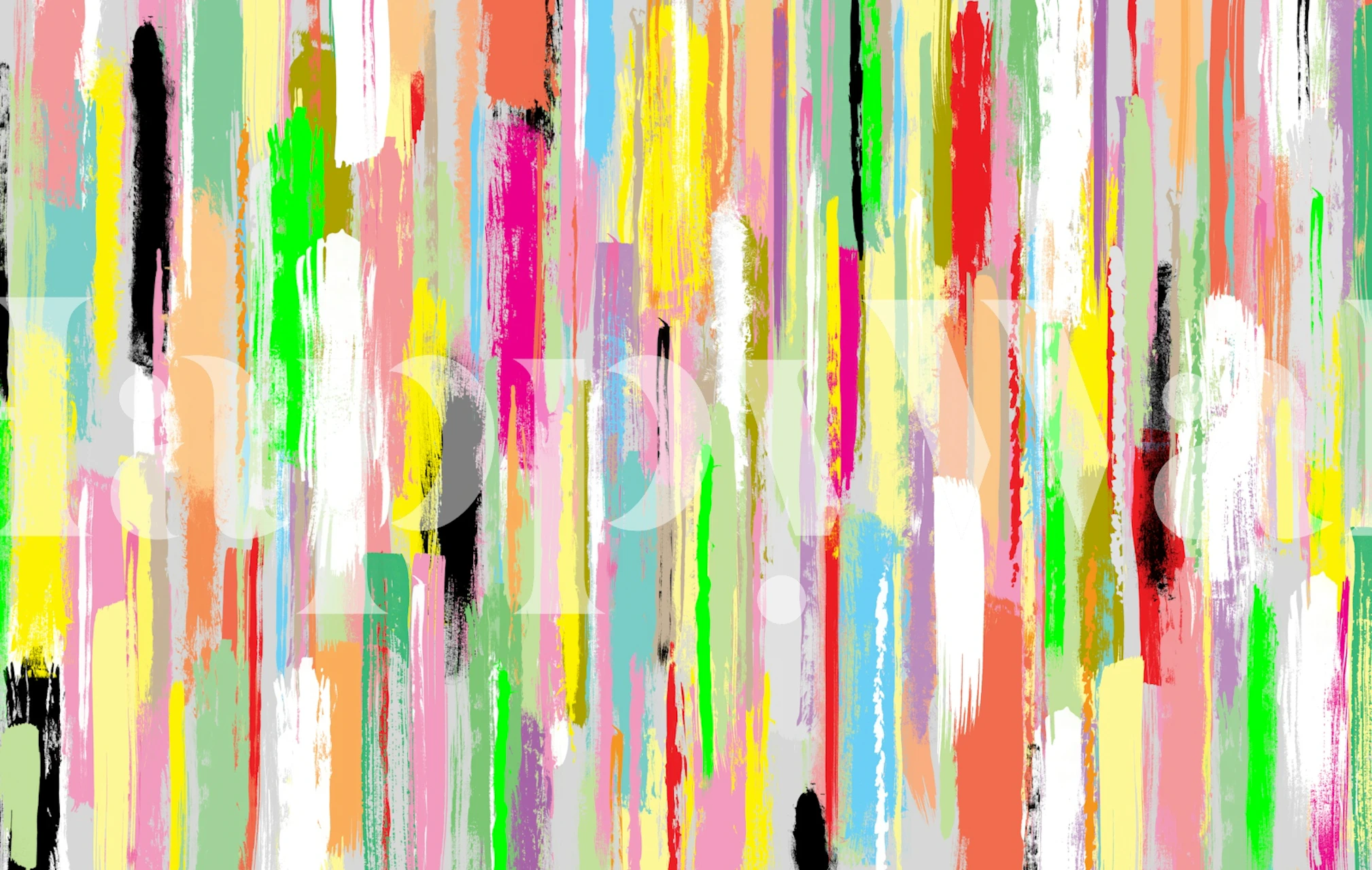 Cianfrusaglia 16 colorful wallpaper in a room