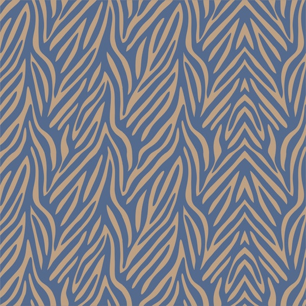 Taupe beige navy blue zebra print