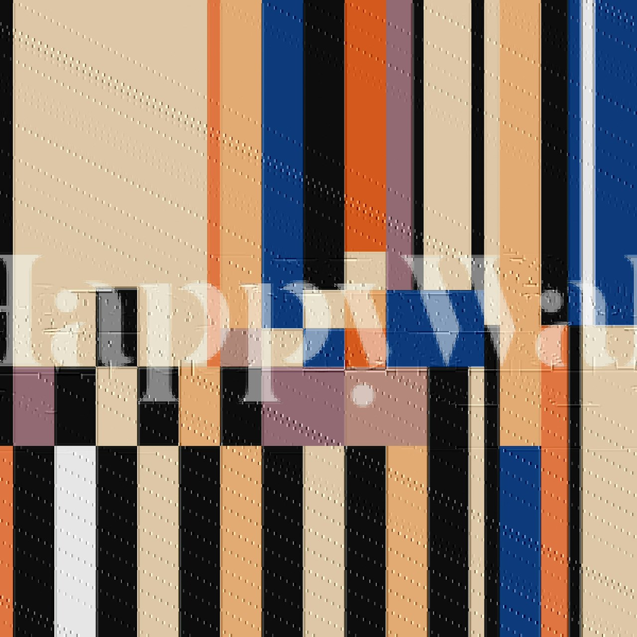 Colorful geometric wallpaper design