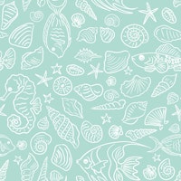 Underwater Hand-made Doodles 1 papiers peint