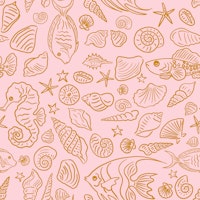 Underwater Hand-made Doodles 2 papiers peint