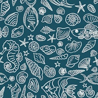 Underwater Hand-made Doodles 3 papiers peint