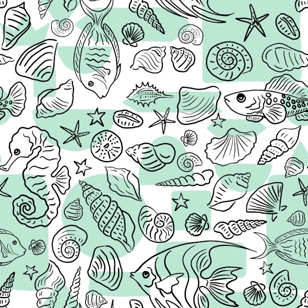 Underwater Hand-made Doodles 5