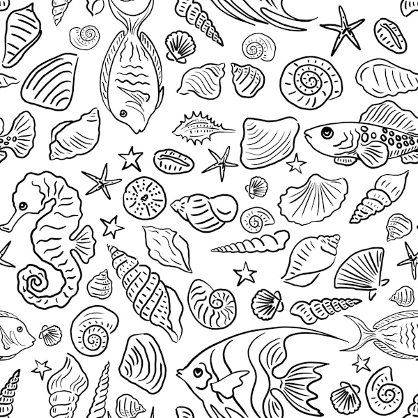 Underwater Hand-made Doodles 6