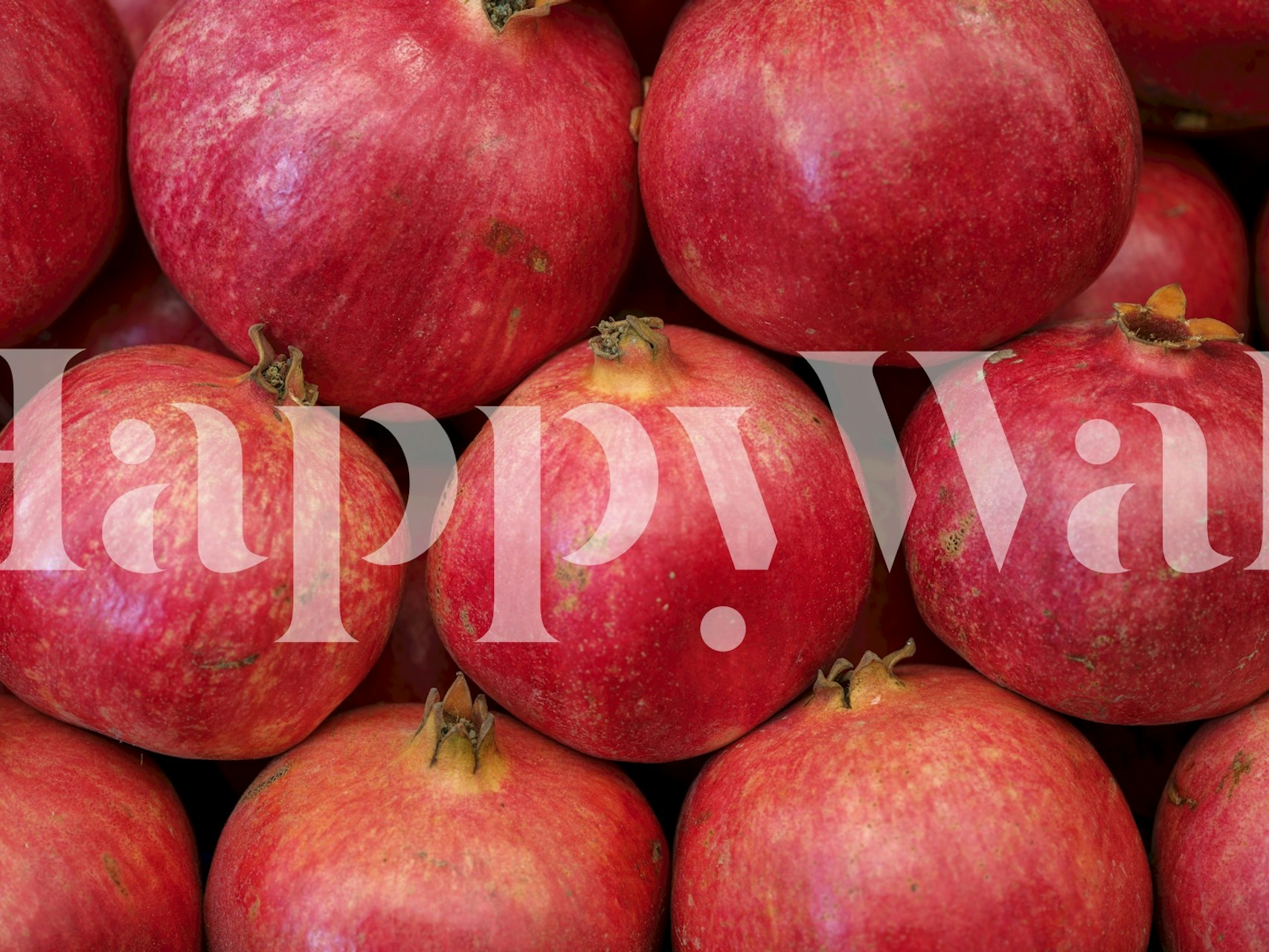 Fruitful Display wallpaper featuring pomegranates