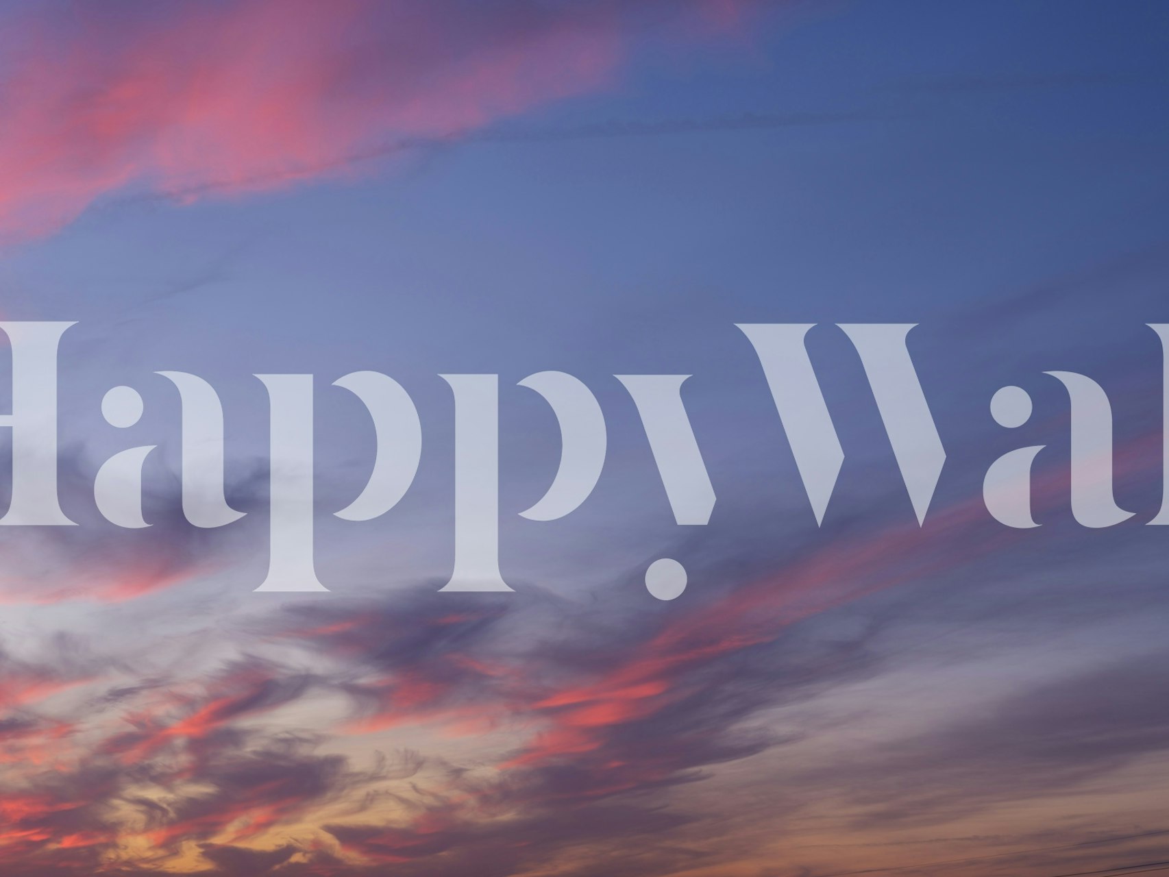 Blue and pink abstract sky wallpaper