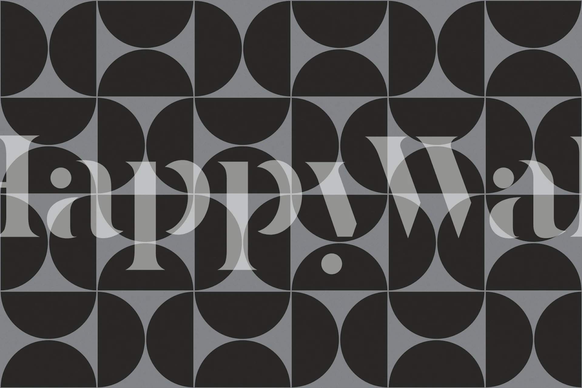 Tapeta Mid-Century Modern Pattern No24 u sobi