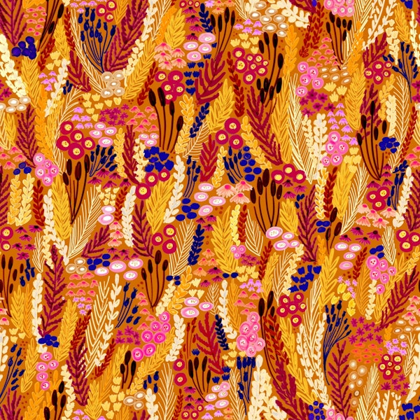 Autumn Wild Grasses and Blooms