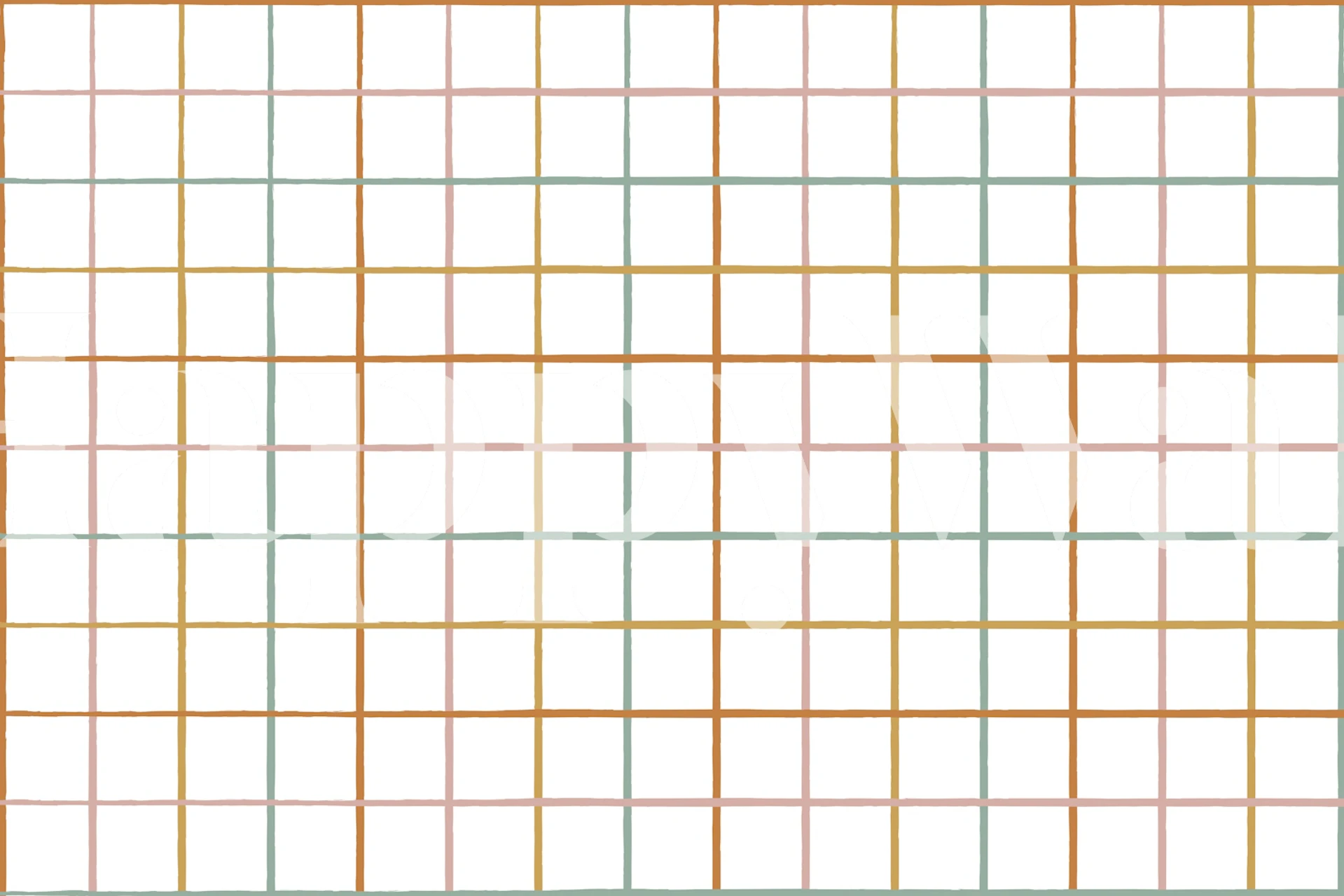 Colorful grid pattern on white background wallpaper