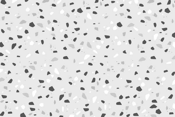 Gray Black Grey White Terrazzo 1