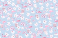 Flamingo Rainbow Daisy Dream 2 ταπετσαρία