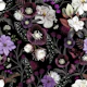 Midnight Dark Botanical Dream