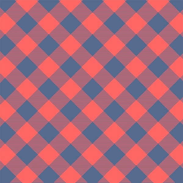 Magenta navy blue checked pattern