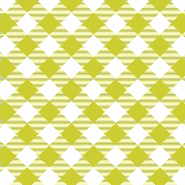 Avocado green checked pattern