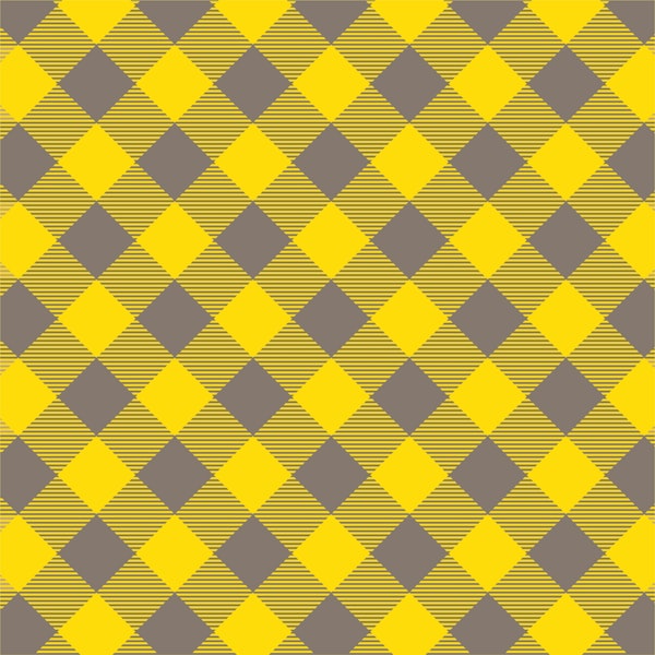 Taupe saffron yellow gingham