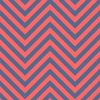 Navy blue bright pink chevron pattern tapete