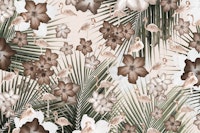 Flamingo Jungle Paradiso 2 papel pintado