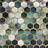 RUGGED MARBLE BLUE papel de parede