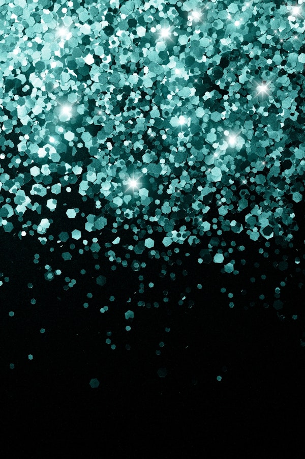 Teal Mermaid Ocean Glitter 3a