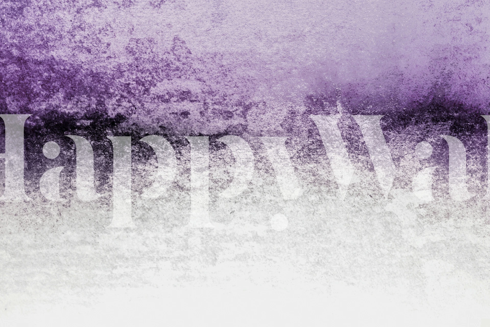 Purple ombre fading from lavender to white wallpaper