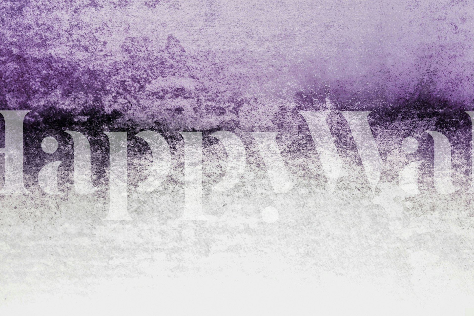 Purple ombre fading from lavender to white wallpaper