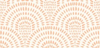 Boho Scallops, Peach Fuzz ταπετσαρία