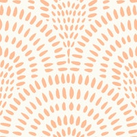 Boho Scallops, Peach Fuzz tapet