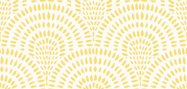 Boho Scallops, Yellow