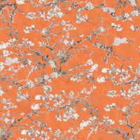 Van Gogh Almond Blossom orange grey tapetit