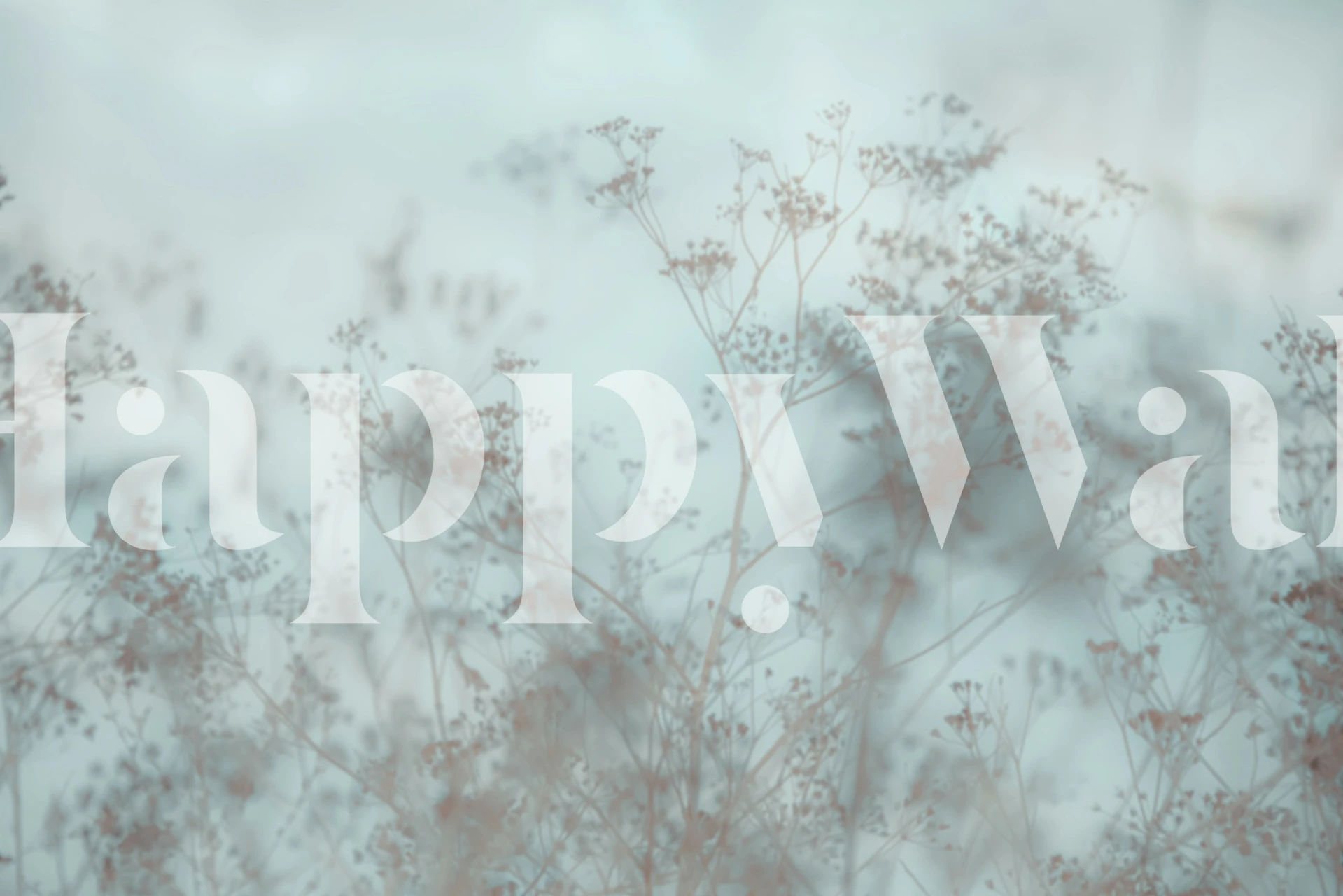 Dried meadow tapet i et rum