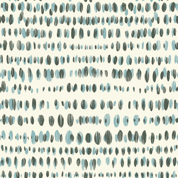 Wildlife Safari Dots blue