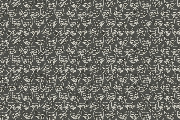 Playful Feline Faces