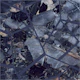 Dark blue polygonal marble