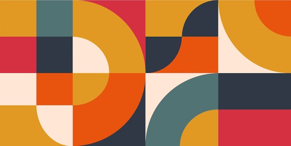 Geometric with Semi Circles 3