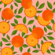 Orange Pattern on Pink